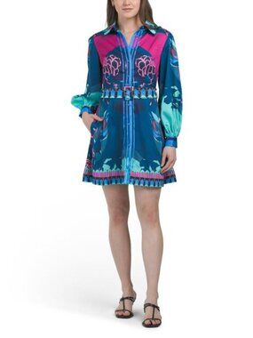 Ciebon | Dresses | Ciebon Kai Leaf Embroidery Tie Waist Sleeveless Dress  Size M | Poshmark